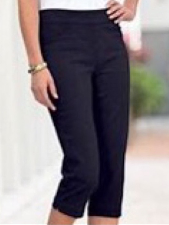 Ann Taylor Denim - Ann Taylor | Navy Curvy Denim Cropped Pants